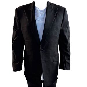 Hickey Freeman Black Men's Tuxedo dinner jacket